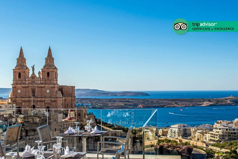 Discount UK Holidays – 3-5nt 4* Luxury Malta Escape & Flights – Mellieha Bay! for just £89.00