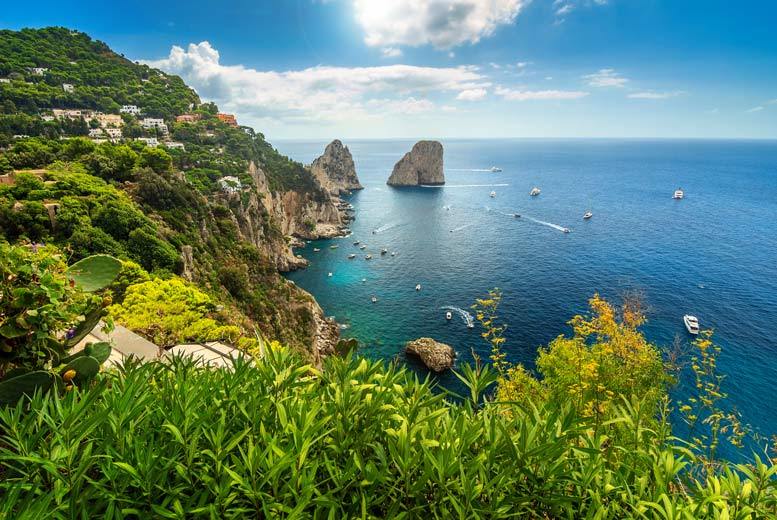 Discount Holidays - Capri Hotel: Island Holiday with Breakfast and Flights