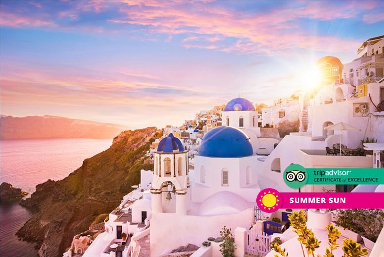 Discount Holidays - Santorini Holiday & Flights - Breakfast & Award-Winning Hotel
